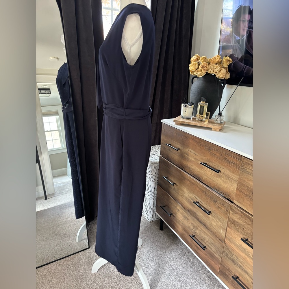 Maggy London Navy Jumpsuit! - Picture 3 of 6
